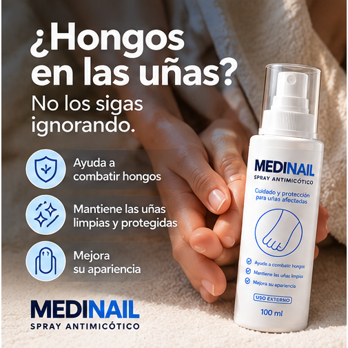 MEDINAIL – Spray para el Cuidado de Uñas Afectadas | 100 ml