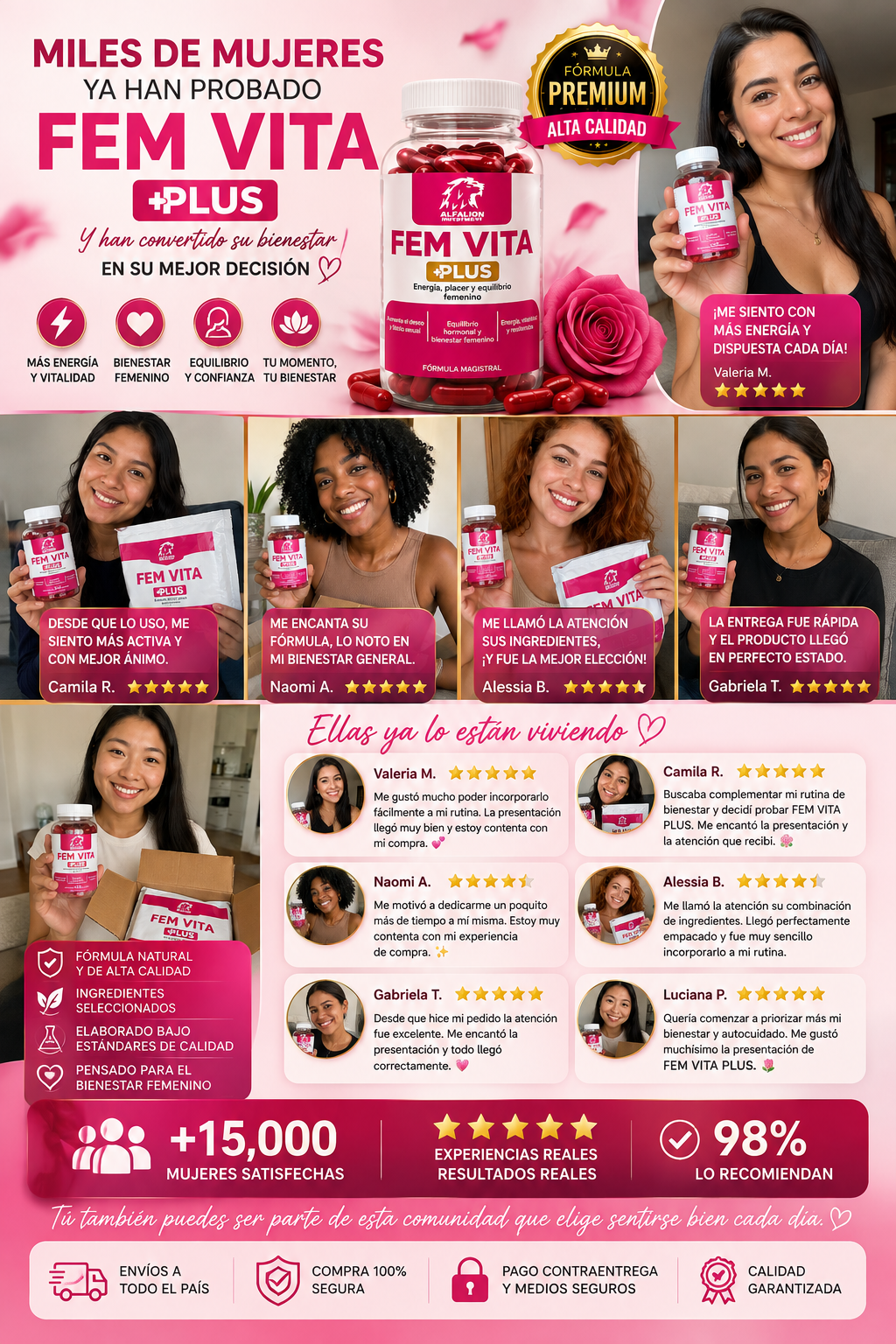 🌹 FEM VITA PLUS – Vitalidad, Energía y Bienestar Femenino